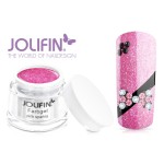 Gel UV Jolifin colorat Pink Sparkle 5 ml